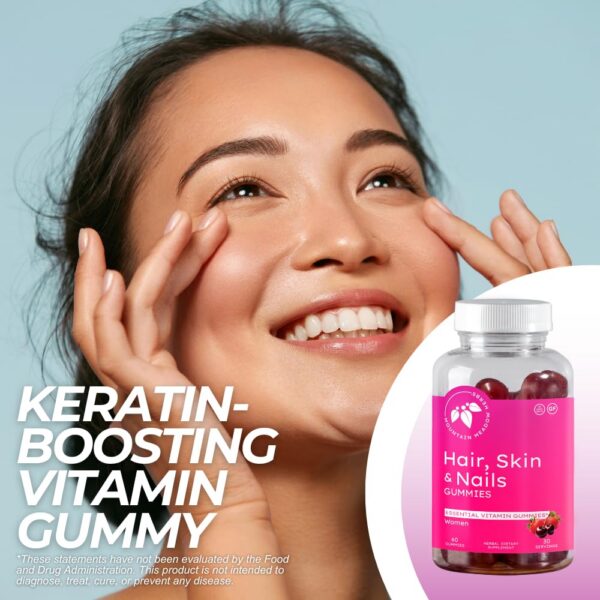 Gomitas biotina en frasco