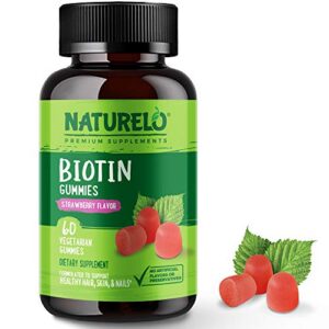 Version 1.0.0 Gomitas de biotina NATURELO para cabello y uñas saludables