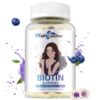 Gomitas de biotina Wellcatcher para cabello y piel con sabor a arándano