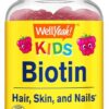 Gomitas de biotina WellYeah para niños sabor frambuesa