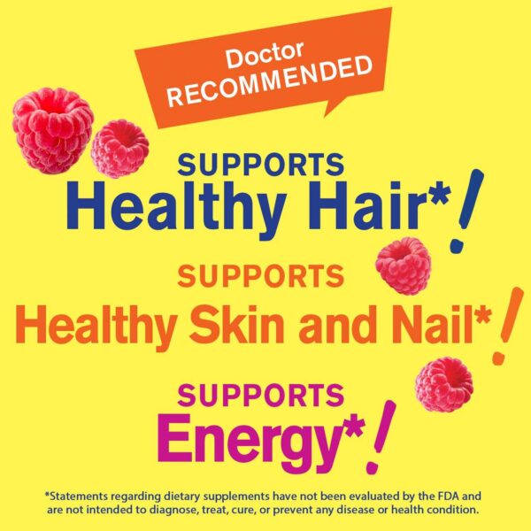 Suplemento WellYeah gomitas biotina veganas sabor berry delicioso