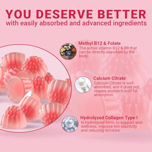 Gomitas con biotina y colágeno para piel, cabello y uñas