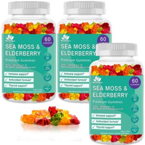 Gomitas BioVitalica musgo marino y saúco 3 paquetes