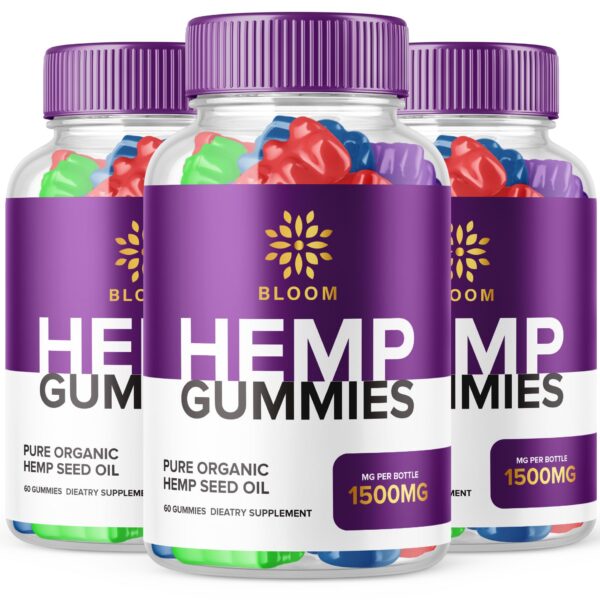 Gomitas Bloom Hemp frasco 180 gomitas