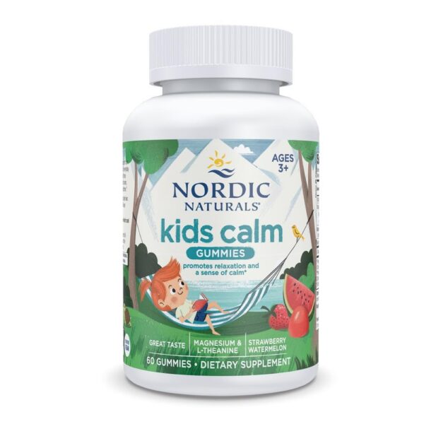 Gomitas calmantes Nordic Naturals sabor fresa sandía para niños