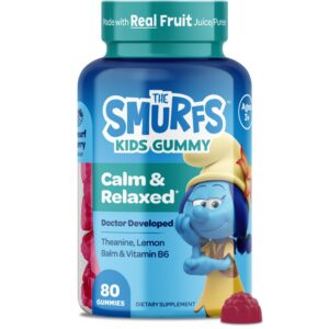 Gomitas calmantes Smurfs para niños paquete frontal