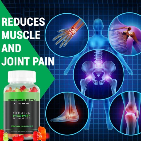 frasco gomitas cáñamo Research Labs