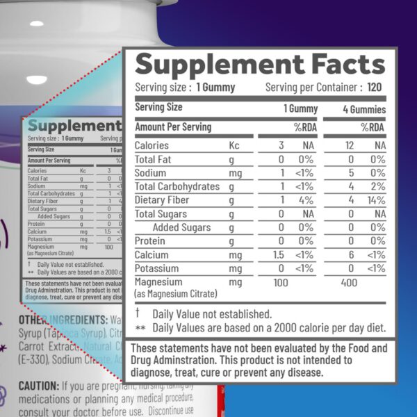 Envase de 120 gomitas sabor cereza