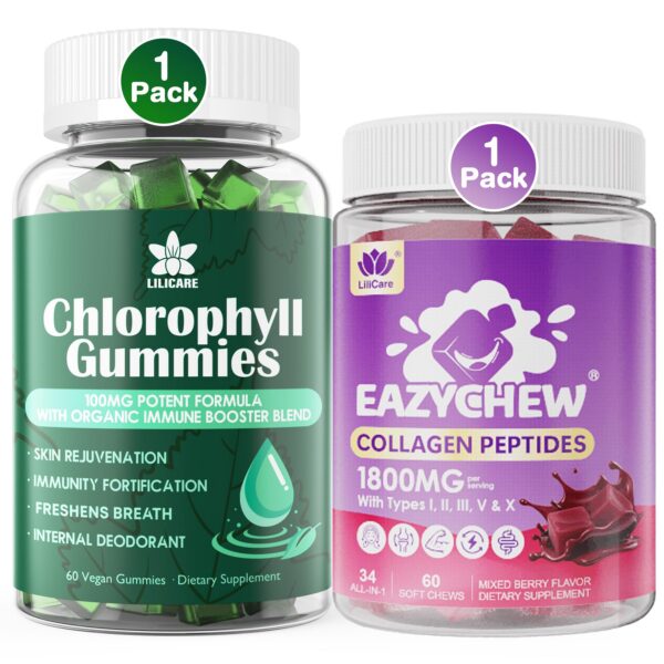 Version 1.0.0 Gomitas de clorofila color verde