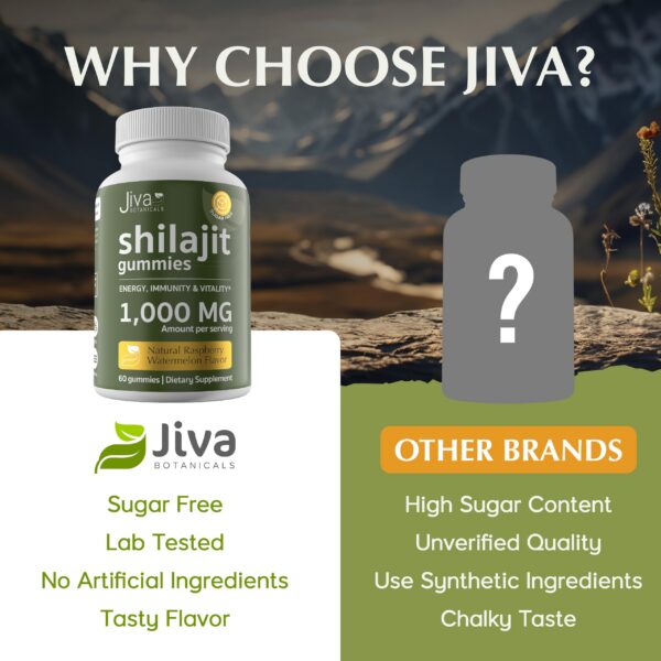 Gomitas con minerales y antioxidantess Shilajit Himalayo Jiva