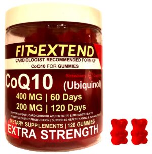 Version 1.0.0 Gomitas CoQ10 sabor fresa en empaque