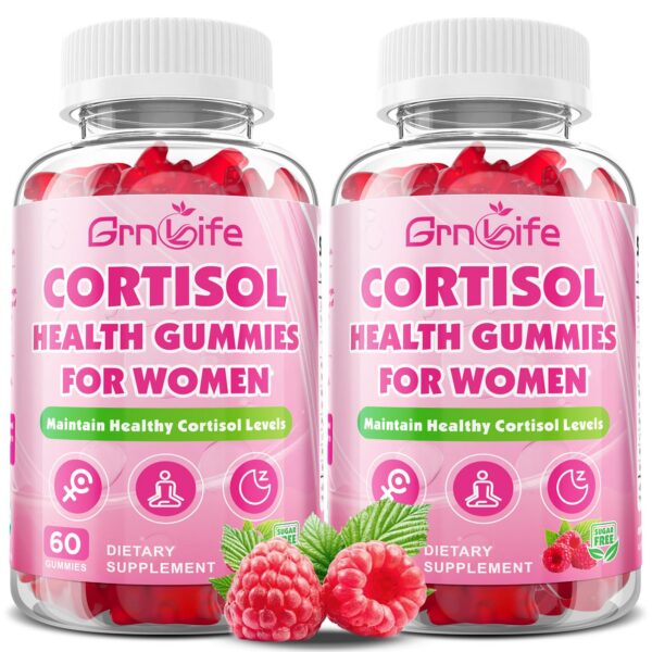 Gomitas de cortisol para mujeres sabor frambuesa GrnLife