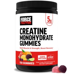 Gomitas de creatina Force Factor para fuerza y recuperación 30 porciones