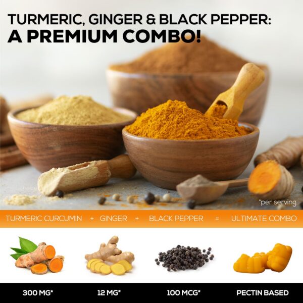 Gomitas cúrcuma presentación lateral