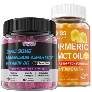 Gomitas de cúrcuma zinc y magnesio NEVISS frasco