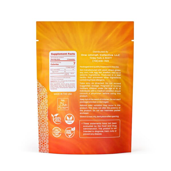 Gomitas D3 sabor sabroso