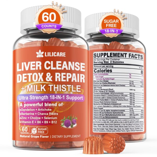 Paquete gomitas detox Cardo Mariano EnvyDeal 60 unidades