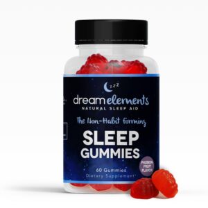 Gomitas Dream Elements para dormir sabor maracuyá 60 unidades