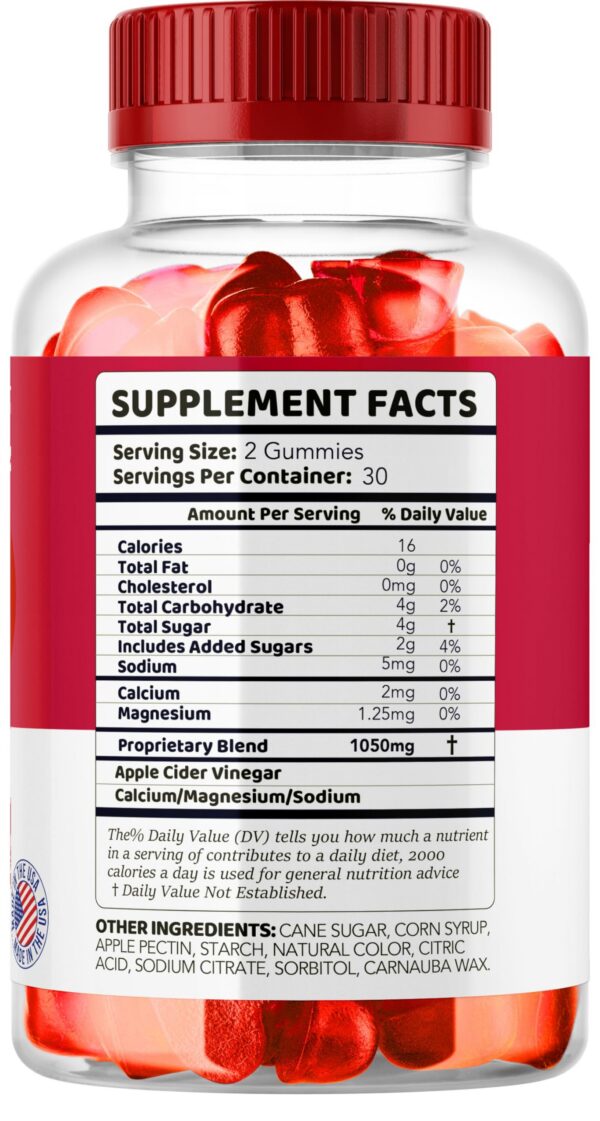 Gummies duo keto acv muestra gomitas amarillas