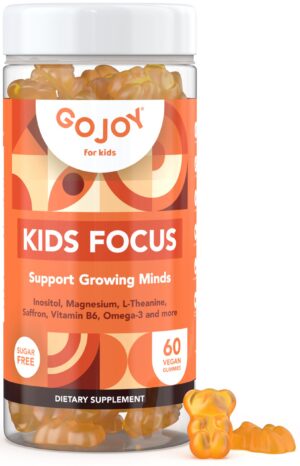 Gomitas para enfoque infantil GOJOY NATURALS envase frontal