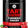 Gomitas extracto cereza ácida cúrcuma jengibre suplemento natural