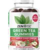 Extracto de té verde y vinagre de manzana gomitas Zenwise paquete frontal