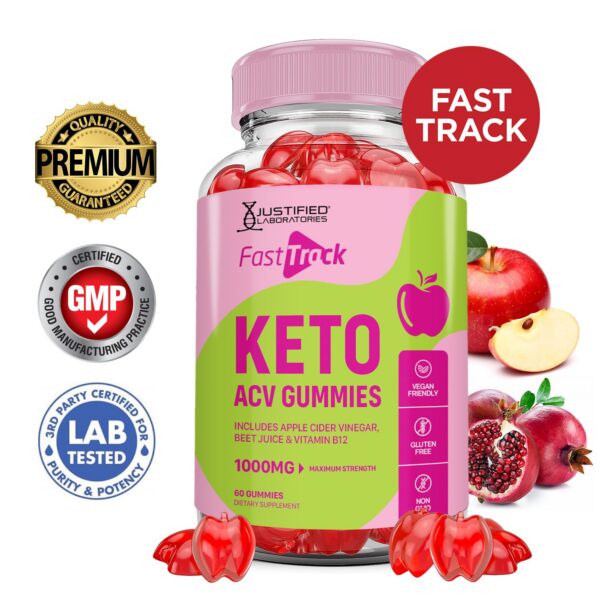 Version 1.0.0 Gomitas Fast Track Keto ACV sabor jugo de granada y betabel