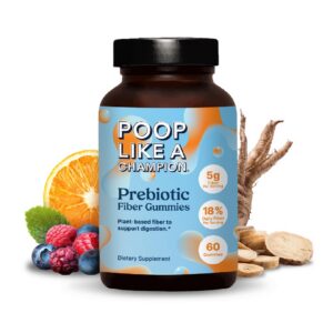 Gomitas con fibra Poop Like a Champion paquete