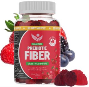 Gomitas prebióticas Desired Life sabor baya paquete