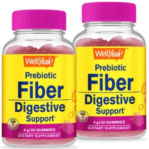 Version 1.0.0 Paquete de gomitas de fibra prebiótica WellYeah sabor a baya