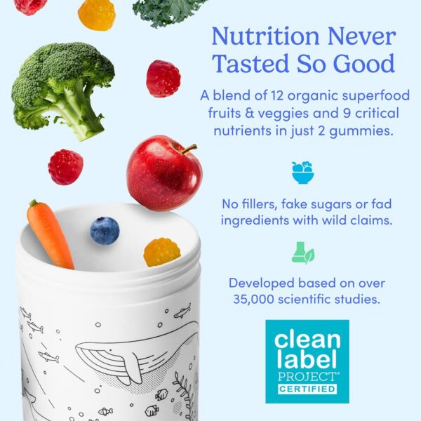 Gomitas First Day sabor fresa y naranja para niños 4 años en adelante