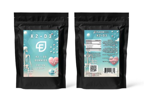 Gomitas FlavorTech con vitaminas para soporte óseo y cardíaco