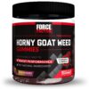 Version 1.0.0 Gomitas Force Factor Horny Goat Weed paquete negro 90 unidades