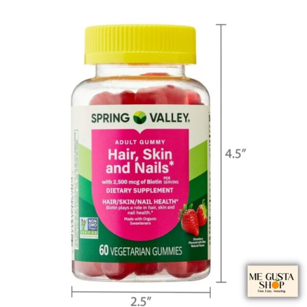 Gomitas de fresa 2500 mcg