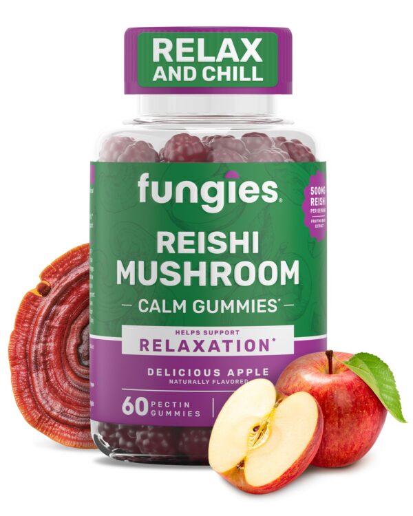 Gomitas Fungies hongo Reishi sabor manzana 60 porciones