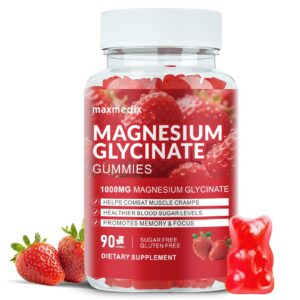 Version 1.0.0 Gomitas glicinato magnesio sabor fresa frasco