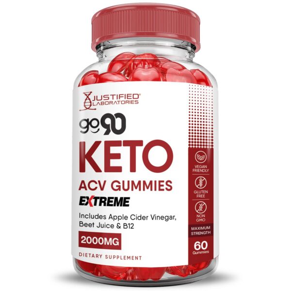 Gomitas Go 90 Keto ACV naturales base pectina calidad premium