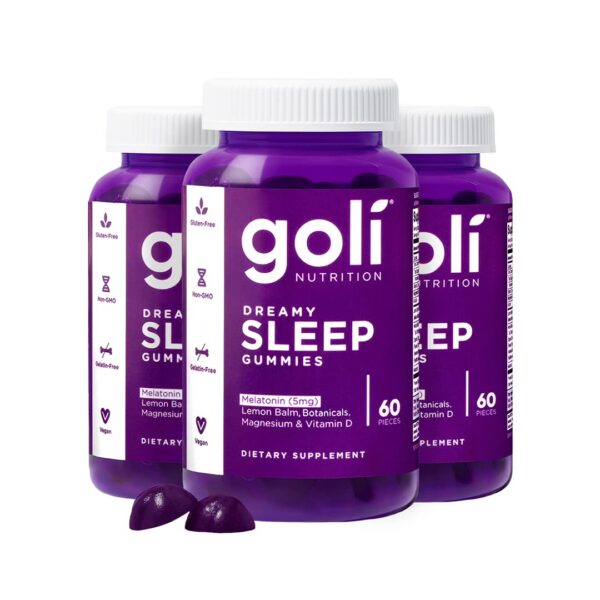 Gomitas Goli Dreamy Sleep para sueño reparador 180 unidades