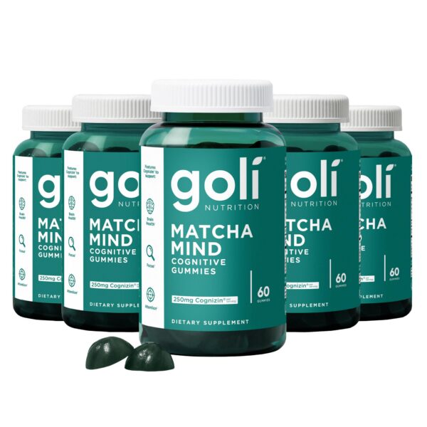 Gomitas Goli Matcha Mind 300 unidades para enfoque