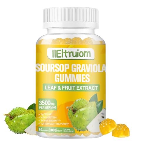 Gomitas naturales de guanábana para inmunidad y salud digestiva