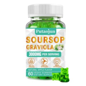 Version 1.0.0 Gomitas de guayaba Graviola 2000 mg Putaojun paquete de 60