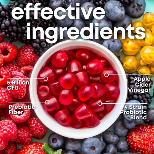 Gomitas her own sin gluten soja 5 mil millones CFU probióticos