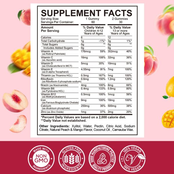 Envase con sabor durazno-mango