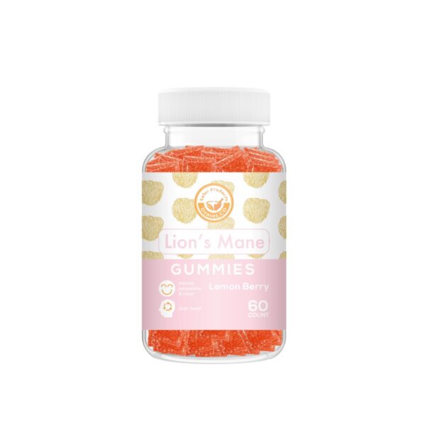 Gomitas de Hongo Melena de León Safer Products en envase