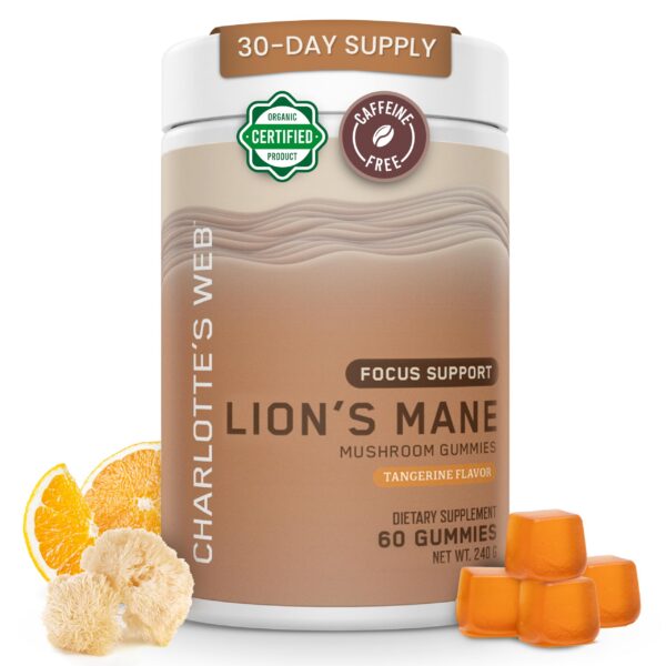 Version 1.0.0 Gomitas de hongos para enfoque y energía Charlotte's Web
