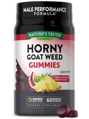 Gomitas Horny Goat Weed veganas Nature's Truth frasco