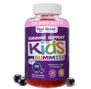 Version 1.0.0 Gomitas infantiles Feel Great vitamina C zinc saúco frasco