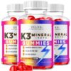 Gomitas K3 Mineral Keto ZELSO paquete de 3 para perder peso