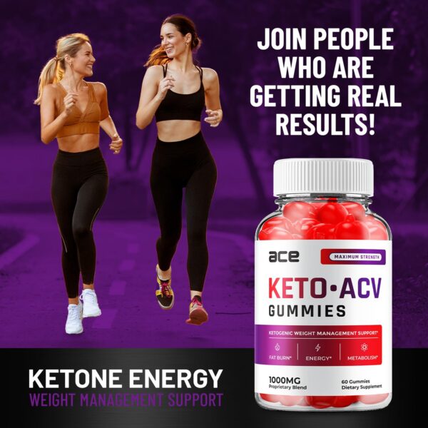 Gomitas Keto Ace ACV para cetosis y quema grasa