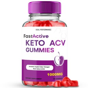 Version 1.0.0 Gomitas de Keto ACV Fast Active botella frontal
